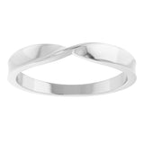 Sterling Silver 3 mm Stackable Twisted Ring