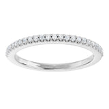 14K White Gold 1/6 CTW Lab-Grown Diamond Anniversary Band