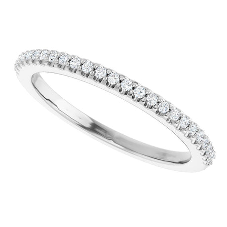 14K White Gold 1/6 CTW Lab-Grown Diamond Anniversary Band