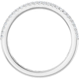 14K White Gold 1/6 CTW Lab-Grown Diamond Anniversary Band
