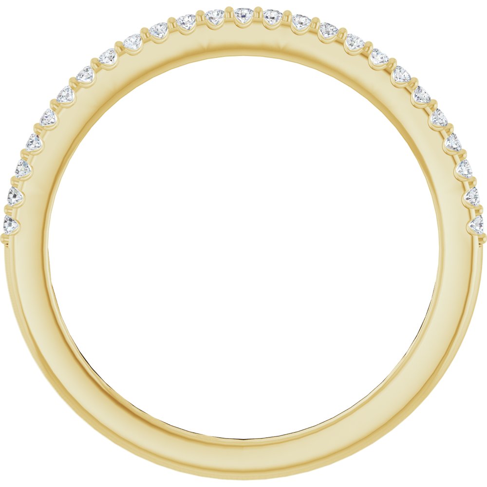 14K Yellow Gold 1/8 CTW Natural Diamond Anniversary Band