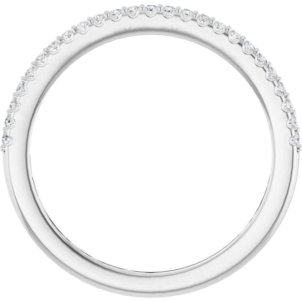 14K White Gold 1/6 CTW Lab-Grown Diamond Anniversary Band