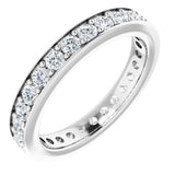 14K White 7/8 CTW Lab-Grown Diamond  Eternity Band