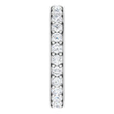 Platinum 9/10 CTW Natural Diamond Eternity Band