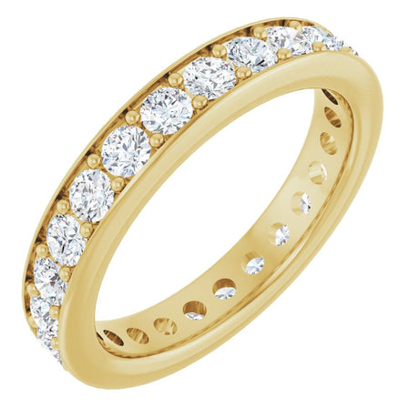 14K Yellow 1 1/2 CTW Lab-Grown Diamond  Eternity Band