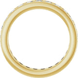 14K Yellow 1 1/2 CTW Lab-Grown Diamond  Eternity Band