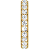 14K Yellow 1 1/2 CTW Lab-Grown Diamond  Eternity Band