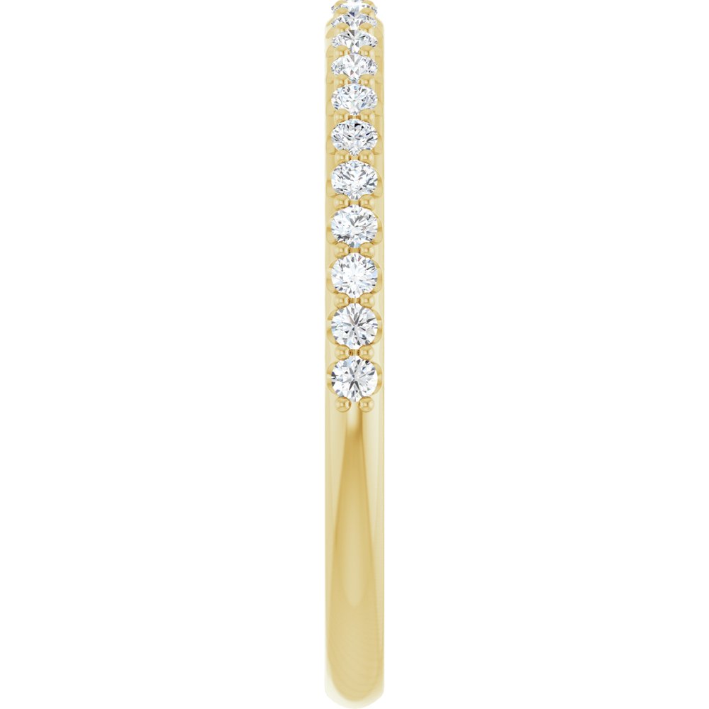 14K Yellow 1/4 CTW Natural Diamond Anniversary Band