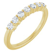 14K Yellow 3/8 CTW Lab-Grown Diamond Anniversary Band