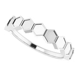 Sterling Silver Stackable Geometric Ring