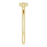 14K Yellow Gold .04 CTW Natural Diamond Infinity-Inspired Ring