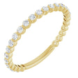 14K Yellow 1/3 CTW Natural Diamond Anniversary Band