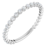 14K White 1/3 CTW Lab-Grown Diamond Anniversary Band