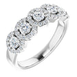 14K White 3/4 CTW Natural Diamond Anniversary Ring