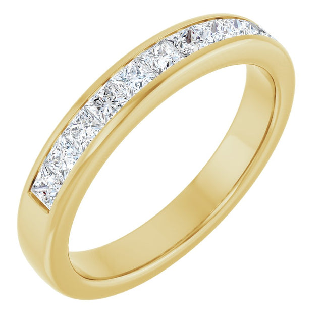 14K Yellow 1 CTW Natural Diamond Band   