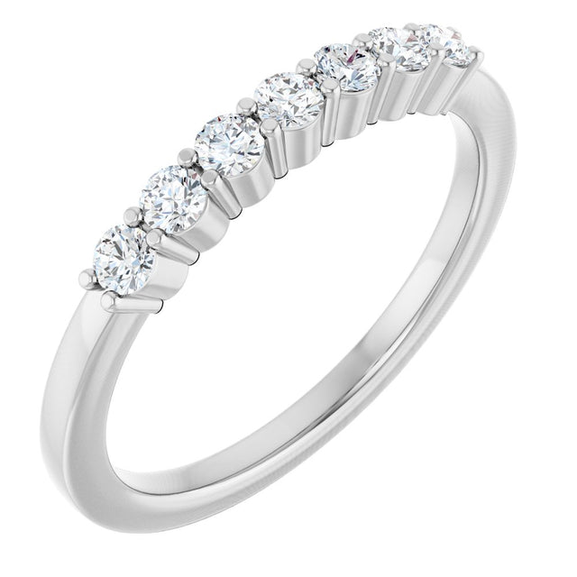 Platinum 1/3 CTW Lab-Grown Diamond Anniversary Band