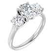 14K White Gold 1 3/4 CTW Lab-Grown Diamond Engagement Ring