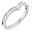 14K White Gold 1/4 CTW Lab Grown Diamond Band