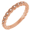 14K Rose Gold .07 CTW Natural Diamond Anniversary Band
