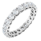 14K White 2 1/5 CTW Lab-Grown Diamond  Eternity Band