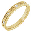 14K Yellow .07 CTW Natural Diamond Anniversary Band