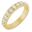 14K Yellow 3/4 CTW Natural Diamond Anniversary Band
