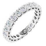 14K White Gold 1 7/8 CTW Lab-Grown Diamond Eternity Band Size 6.5