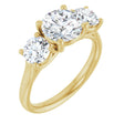 14K Yellow Gold 2 1/2 CTW Lab-Grown Diamond Engagement Ring