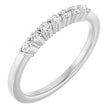 14K White Gold 1/5 CTW Natural Diamond Anniversary Band