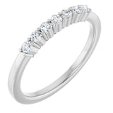 14K White Gold 1/5 CTW Lab-Grown Diamond Anniversary Band