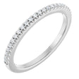 14K White Gold 1/6 CTW Lab-Grown Diamond Anniversary Band