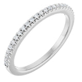 14K White Gold 1/6 CTW Lab-Grown Diamond Anniversary Band