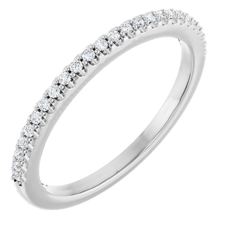 14K White Gold 1/6 CTW Lab-Grown Diamond Anniversary Band