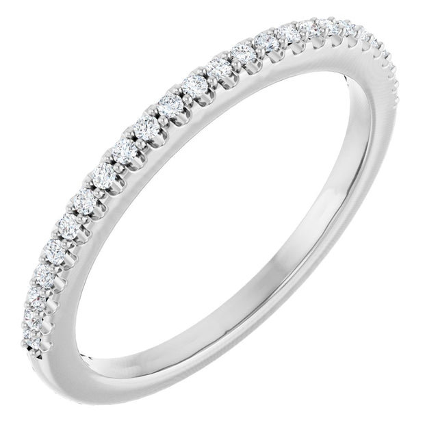 14K White Gold 1/6 CTW Lab-Grown Diamond Anniversary Band