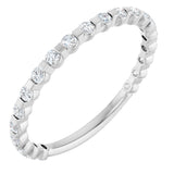 14K White Gold 1/4 CTW Natural Diamond Anniversary Band