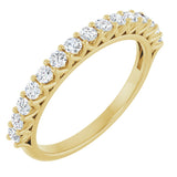 14K Yellow 1/2 CTW Lab-Grown Diamond Anniversary Band