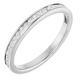 14K White Gold 1/5 CTW Natural Diamond Anniversary Band