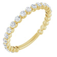 14K Yellow 3/4 CTW Lab-Grown Diamond Anniversary Band