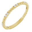14K Yellow Gold 1/8 CTW Lab-Grown Diamond Anniversary Band