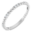 14K White Gold 1/8 CTW Natural Diamond Anniversary Band