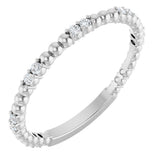 14K White Gold 1/8 CTW Lab-Grown Diamond Anniversary Band