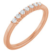 14K Rose Gold 1/6 CTW Lab-Grown Diamond Anniversary Band