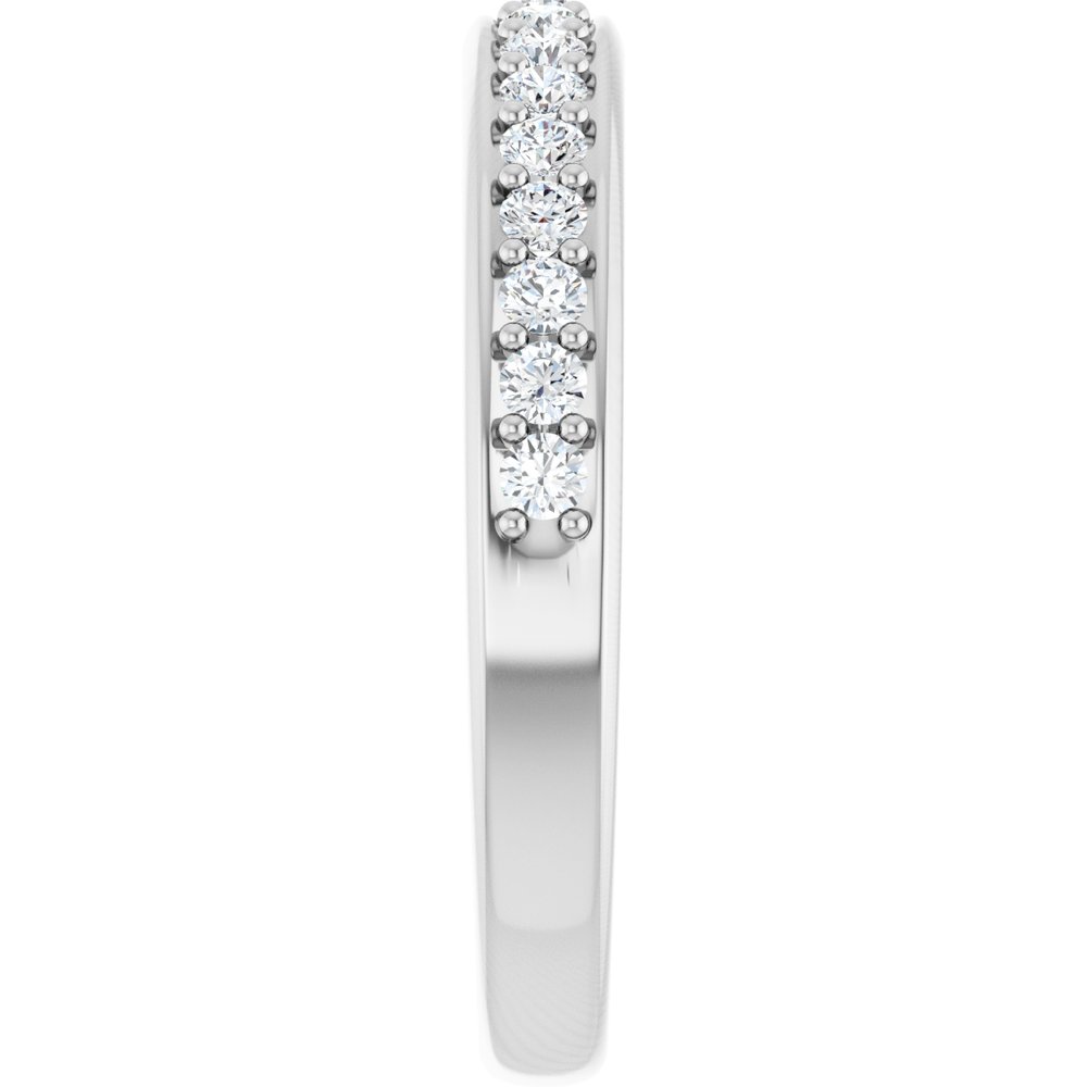 14K White 1/3 CTW Lab-Grown Diamond Anniversary Band