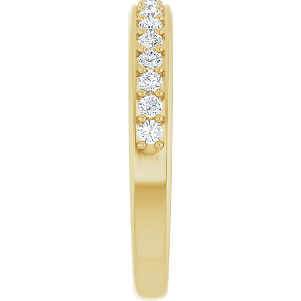 14K Yellow 1/3 CTW Natural Diamond Anniversary Band