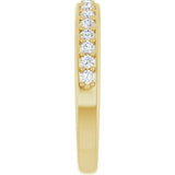 14K Yellow 1/3 CTW Natural Diamond Anniversary Band