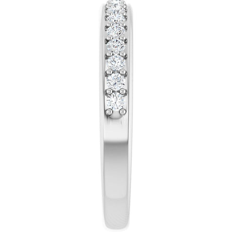 14K White 1/3 CTW Natural Diamond Anniversary Band