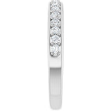 14K White 1/3 CTW Lab-Grown Diamond Anniversary Band