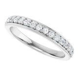 14K White 1/3 CTW Natural Diamond Anniversary Band