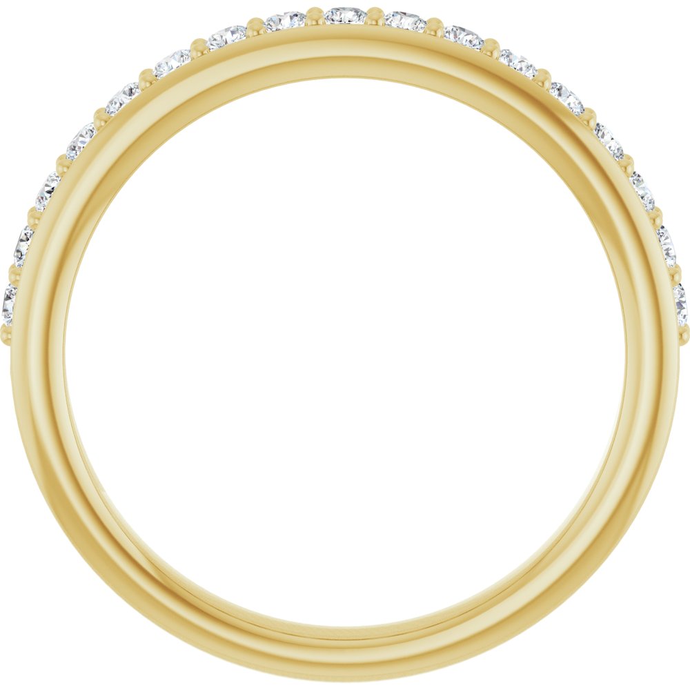 14K Yellow 1/3 CTW Natural Diamond Anniversary Band
