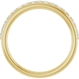 14K Yellow 1/3 CTW Natural Diamond Anniversary Band